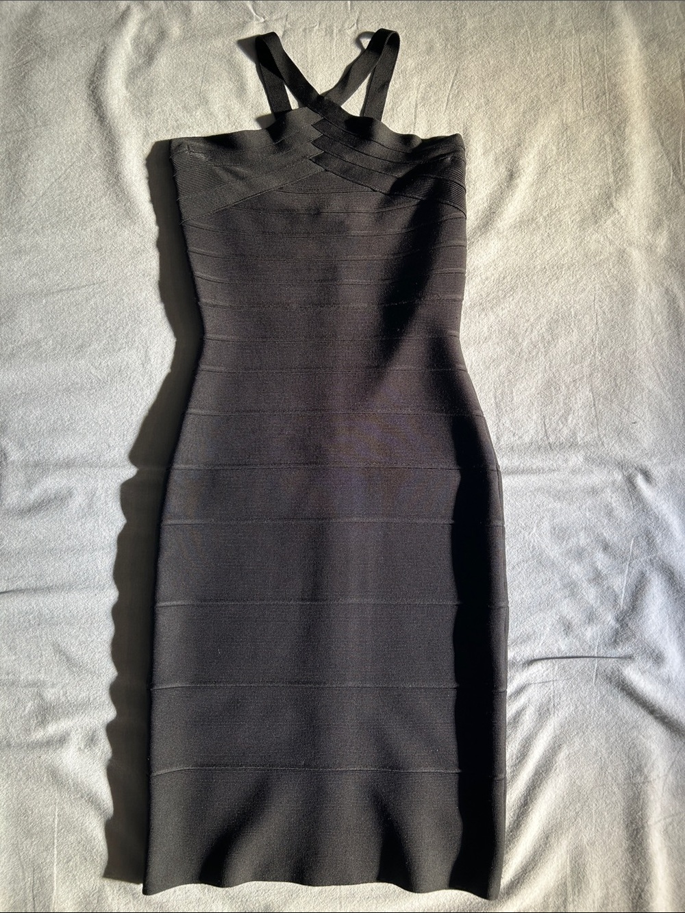 Herve Leger Black Bandage Dress